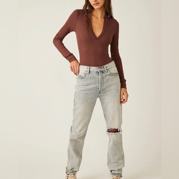 Free People Tops - Free People Bodysuit Intimately Do It Right